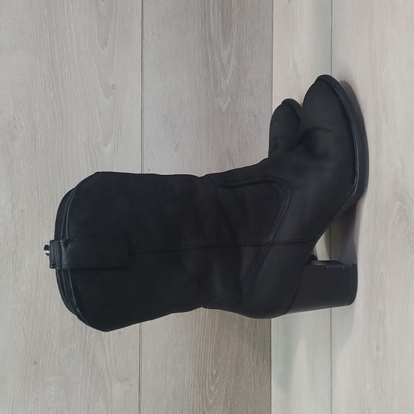 Born Women Allegra Leather Comfort Heels shoes boots sz 8 - Picture 2 of 15